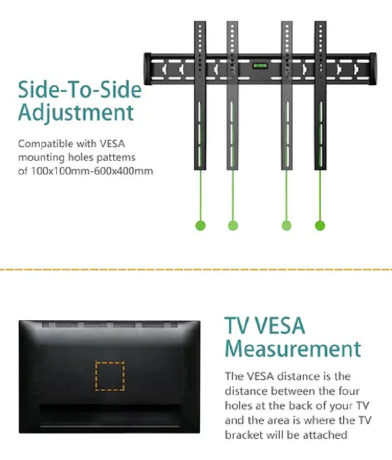 Miniatura 2 de Soporte De Tv Fijo Pared 40''-70''